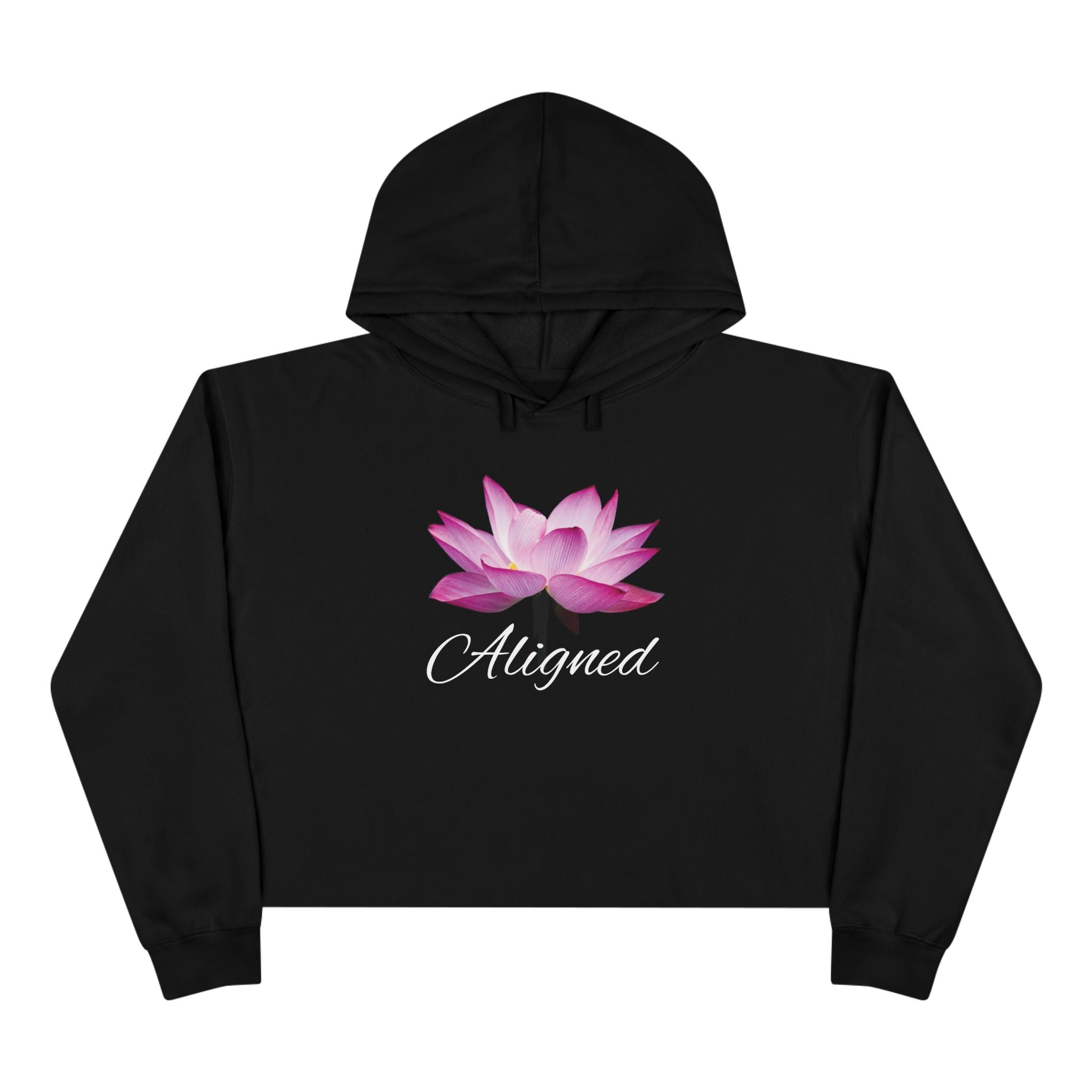 Soft White Crop Top Hoodie — Elegant Minimalist Ladies' Crop Top